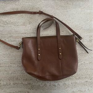 Fossil | Tan Pebble Leather Handbag